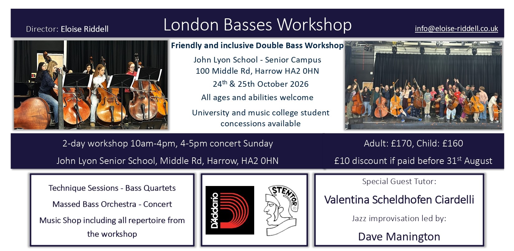 London Basses Workshop